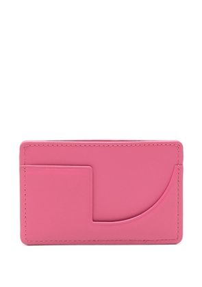 Patou JP leather cardholder - Pink
