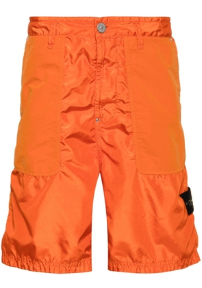 Stone Island Compass-motif shorts - Orange