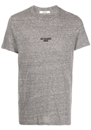 Zadig&Voltaire slogan-print T-shirt - Grey