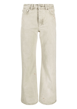 OUR LEGACY high-waisted straight-leg jeans - Neutrals