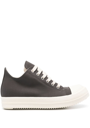 Rick Owens DRKSHDW Lido lace-up canvas sneakers - Grey