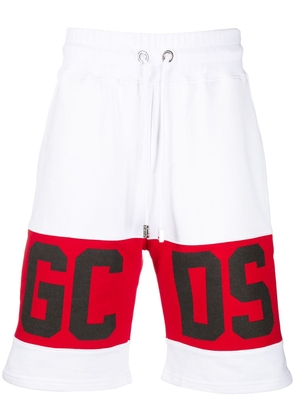 Gcds logo panel track shorts - White