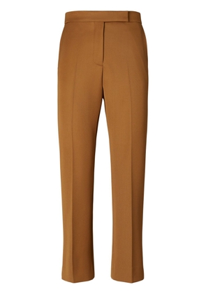 Tory Burch Twill Wool Trousers - Brown