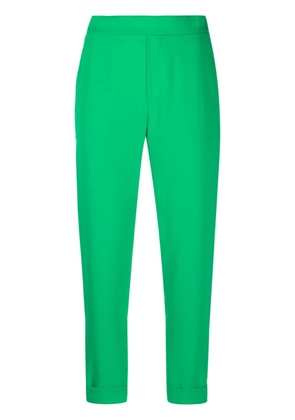 P.A.R.O.S.H. high-waisted cropped trousers - Green