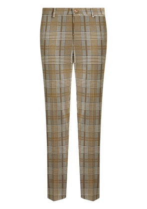 ETRO tailored checked trousers - Yellow