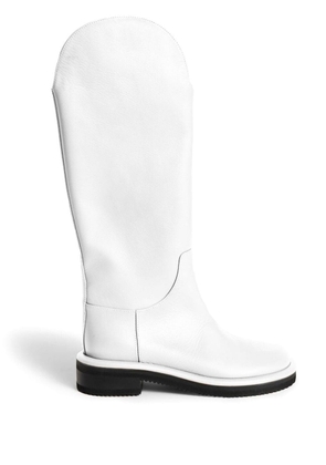 Proenza Schouler Pipe Riding knee-high boots - White