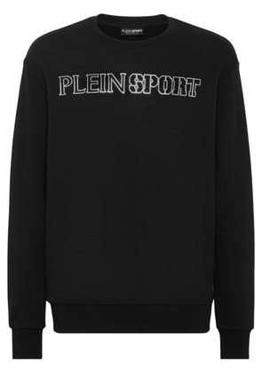Plein Sport Tiger logo-print sweatshirt - Black