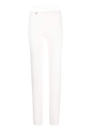 MANURI Hanna low-rise trousers - White