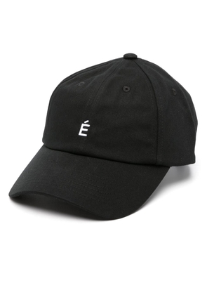 Etudes logo-embroidered cotton cap - Black