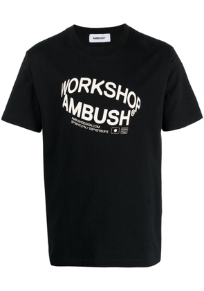 AMBUSH logo-print cotton T-shirt - Black