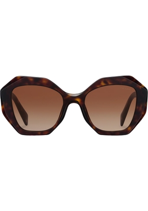 Prada Eyewear oversize-frame sunglasses - Brown