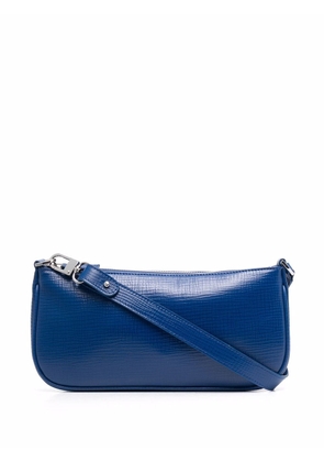 BY FAR Rachel grained leather tote bag - Blue