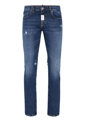 Philipp Plein mid-rise slim-fit jeans - Blue