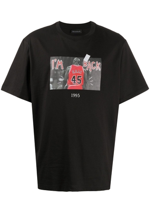 Throwback. Michael Jordan graphic print T-shirt - Black