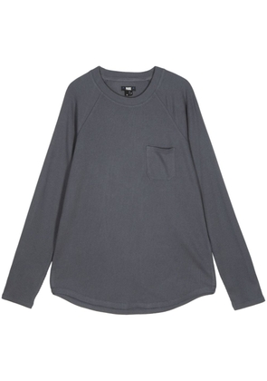 PAIGE patch-pocket long-sleeve T-shirt - Blue