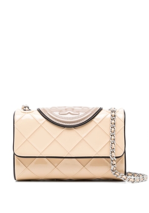 Tory Burch small Fleming leather shoulder bag - Neutrals