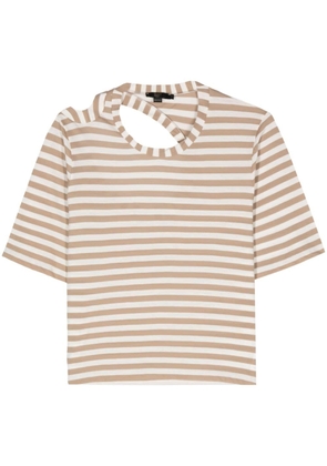 Seventy striped cotton T-shirt - Neutrals
