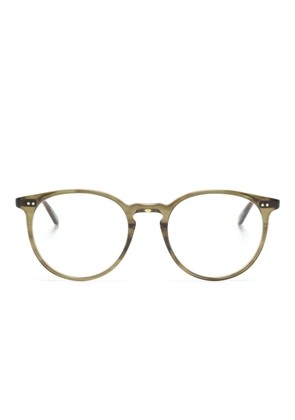 Garrett Leight Morningside round-frame glasses - Green