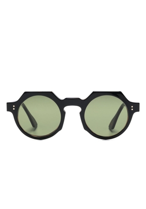 Lesca Buzz round-frame sunglasses - Black