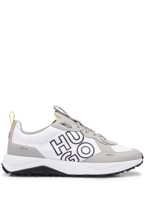 HUGO logo-print sneakers - White