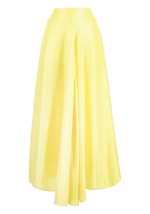 Forte Forte high-waisted bias-cut silk skirt - Yellow