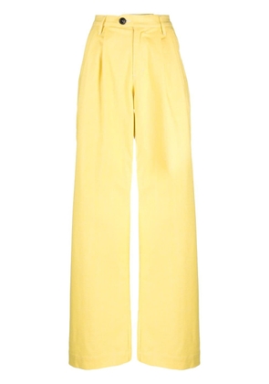 Société Anonyme cotton palazzo pants - Yellow
