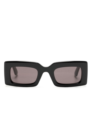 Victoria Beckham Bold rectangle-frame sunglasses - Black