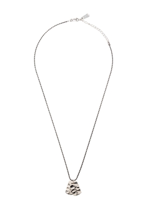 Paul Smith dogtag pendant necklace - Silver