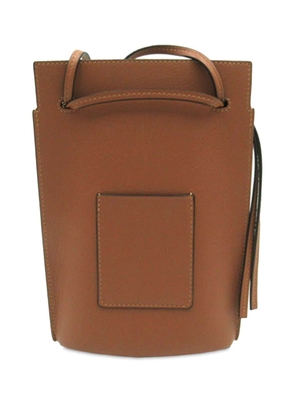 Loewe Pre-Owned 2024 Calfskin Dice Pocket crossbody bag - Brown
