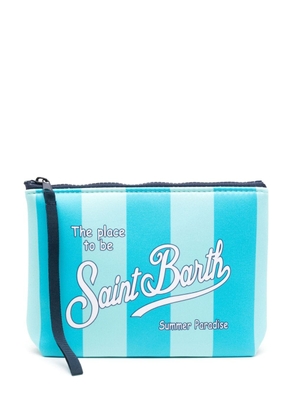 MC2 Saint Barth Aline striped wash bag - Blue