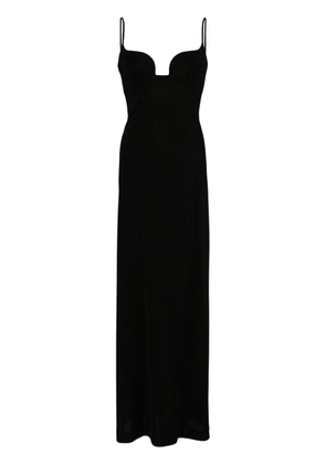 Galvan London Nouveau bustier dress - Black