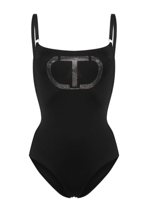 TWINSET gem-logo swimsuit - Black