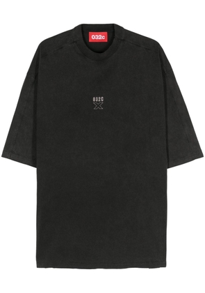 032c logo-print organic cotton T-shirt - Grey