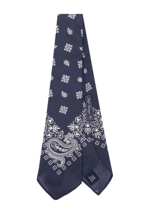 Polo Ralph Lauren bandana-print cotton tie - Blue