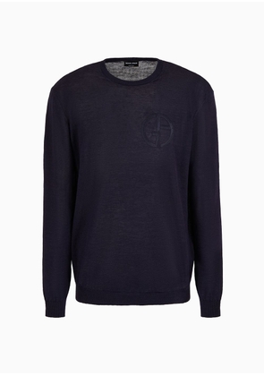 OFFICIAL STORE Crew-neck Jumper In Linen And Silk