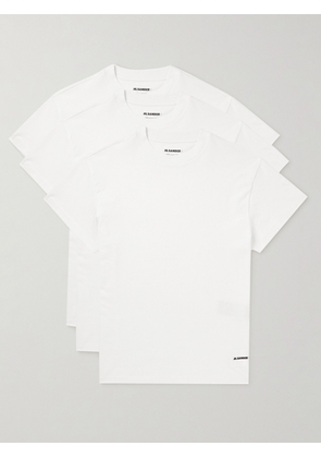 Jil Sander - Set of Three Organic Cotton-Jersey T-Shirt - Men - White - XS