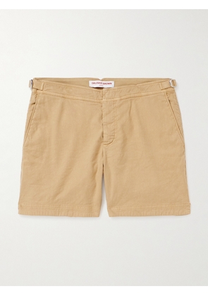 Orlebar Brown - Bulldog Straight-Leg Linen-Blend Shorts - Men - Neutrals - UK/US 30