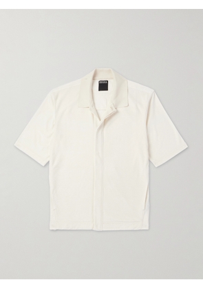 Zegna - Cotton and Silk-Blend Terry Shirt - Men - White - IT 46
