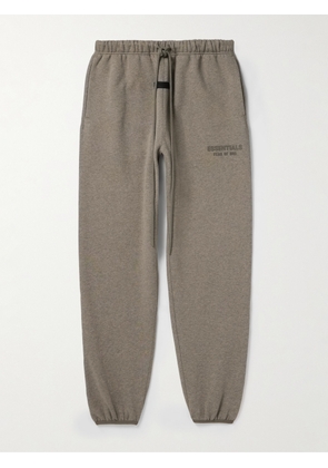 FEAR OF GOD ESSENTIALS - Logo-Appliquéd Cotton-Blend Jersey Sweatpants - Men - Gray - XXS