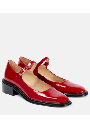 Souliers Martinez Penelope leather Mary Jane pumps