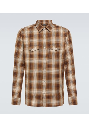 Tom Ford Checked cotton Western shirt