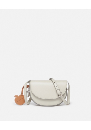 Stella McCartney - Frayme Whipstitch Small Shoulder Bag, Woman, Clay white