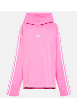 Balenciaga x Adidas logo cotton hoodie