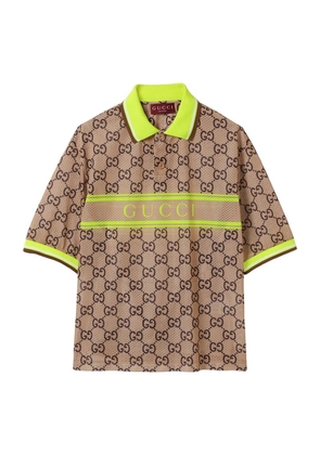 Gucci Mesh Gg Polo Shirt