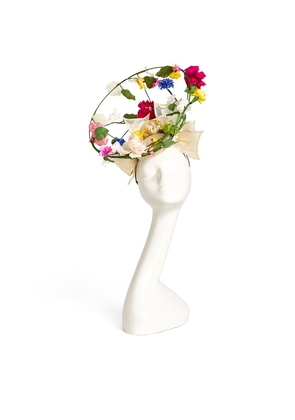 Rachel Trevor-Morgan Floral Cage Fascinator Headband
