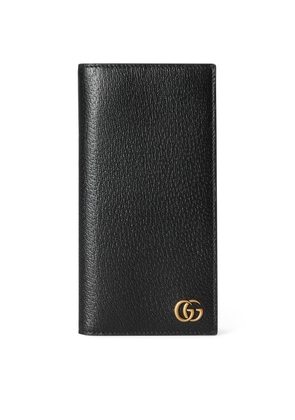 Gucci Leather Gg Marmont Long Wallet