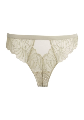 Calvin Klein Lace Embroidered Thong