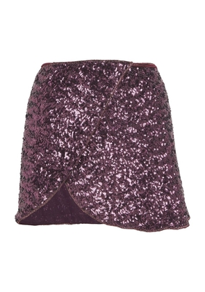 Oséree Embellished Mini Skirt