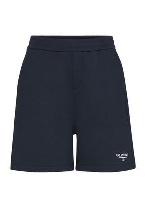 Valentino Cotton-Blend Jersey Shorts
