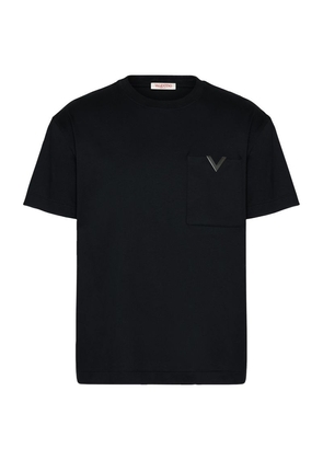 Valentino Cotton V-Pocket T-Shirt